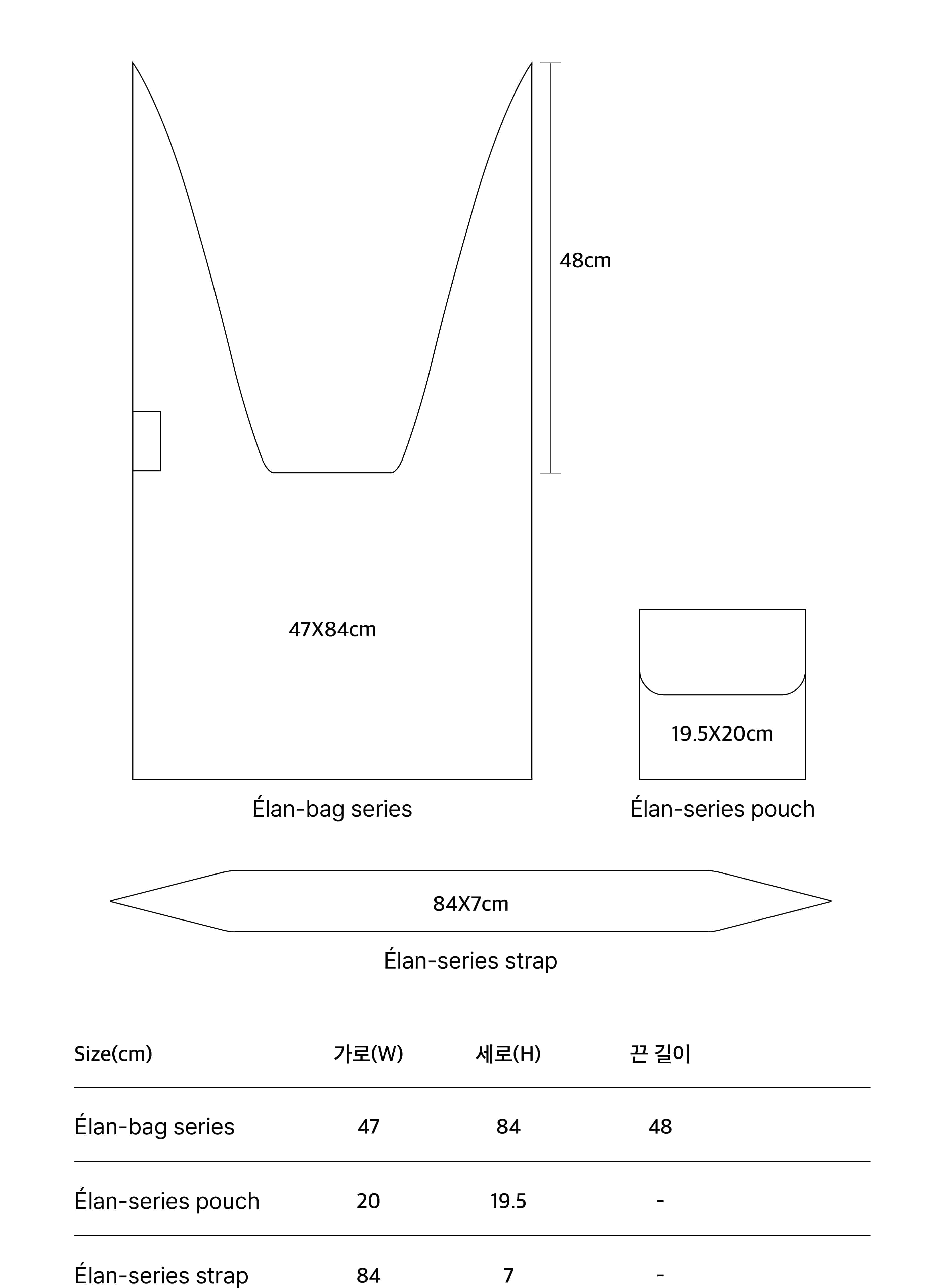 Elan-bag size guide
