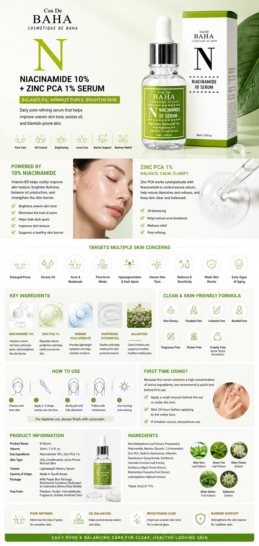 Niacinamide Serum (N) details